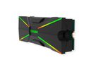 Xilence M2SSD.B.ARGB M.2 2280 SSD PCIe NVMe/SATA Cooler, 3PIN ARGB 5V, Passive
