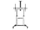 ROLINE LCD/TV Mobile Cart, up to 100 kg, silver