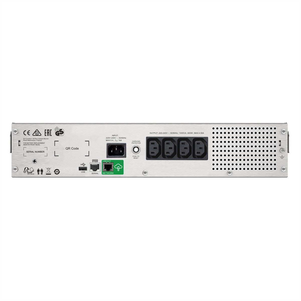 APC SMC1000I-2UC 1000VA 2U Rack mountable LCD
