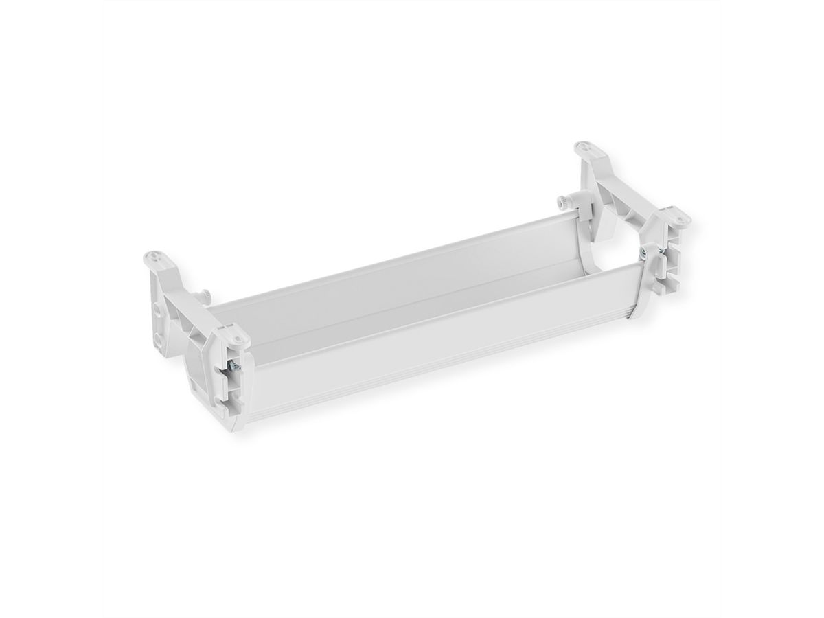 ROLINE Easy2Open kabelgoot, Montage onder tafel, wit, 44,9 cm