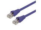 TELEGÄRTNER RJ45 Patch Cord S/FTP, Cat.6A, LSZH, lila, 3 m