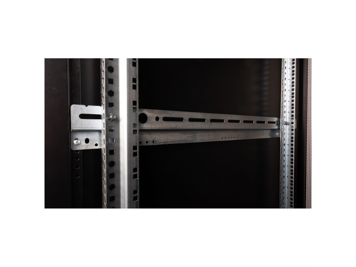 ROLINE 19-inch server rack Pro 36 U, 600x1000 BxD zwart plexiglas