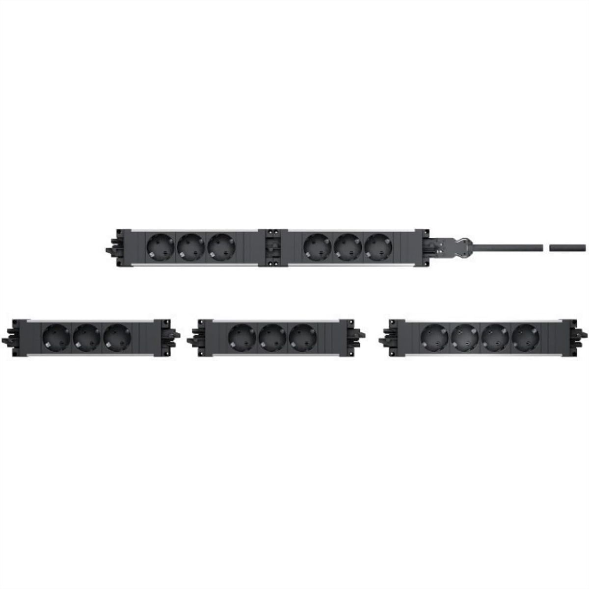 BACHMANN STEP Basis 6xCEE7/3 GST18 , zwart
