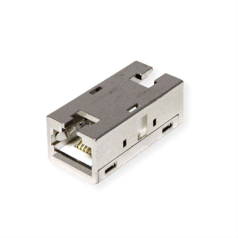 ROLINE RJ45 koppelstuk, afgeschermd, Cat.6A (Class EA), metalen behuizing