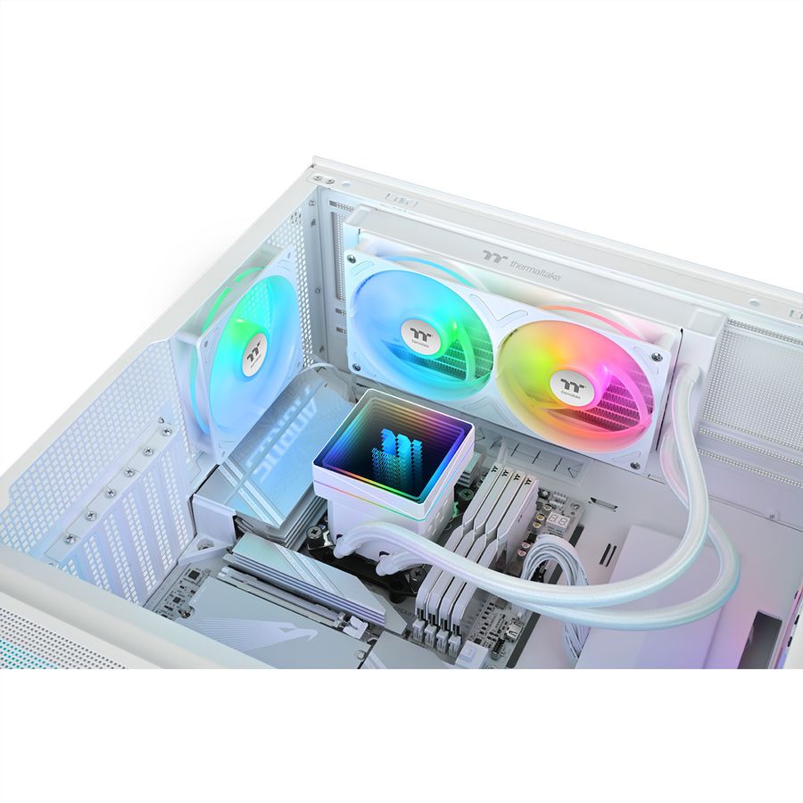 Thermaltake TH240 V3 ARGB Sync AIO, Snow White