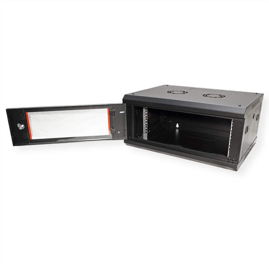 ROLINE 19" Wall Cabinet Basic Plus 4U, 600x450 BxT black