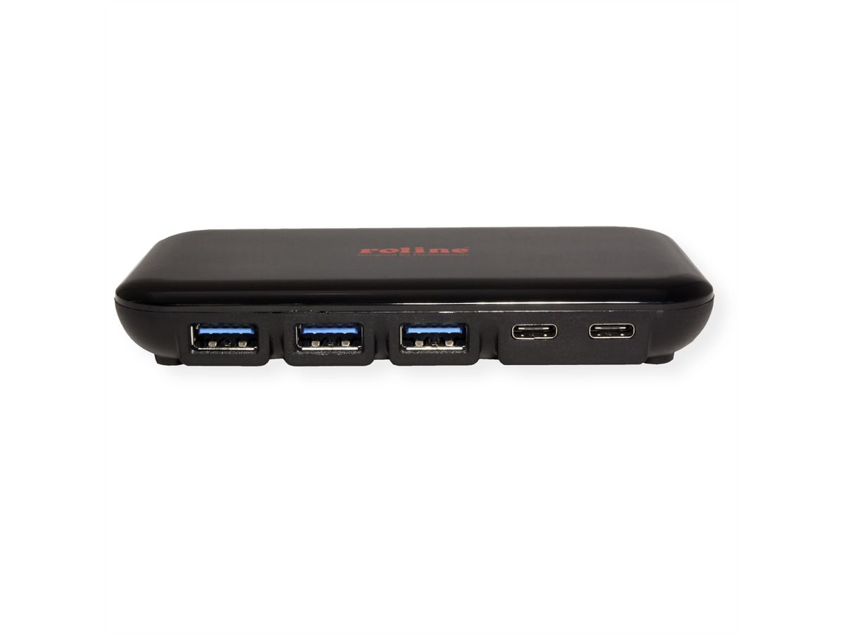 ROLINE USB 3.2 Gen 2 Hub, 7-voudig (3x Type C + 4x Type A)