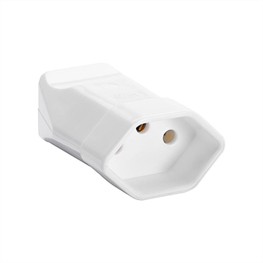 BACHMANN coupling CH, 10A, white, Switzerland
