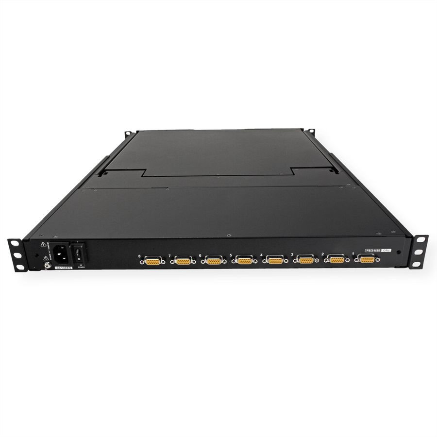 ATEN CL1308N KVM-Switch, 48cm TFT, VGA, PS/2-USB, 8 Port, IT-Layout