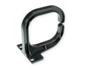 19" cable manager, 80x80mm, plastic, black