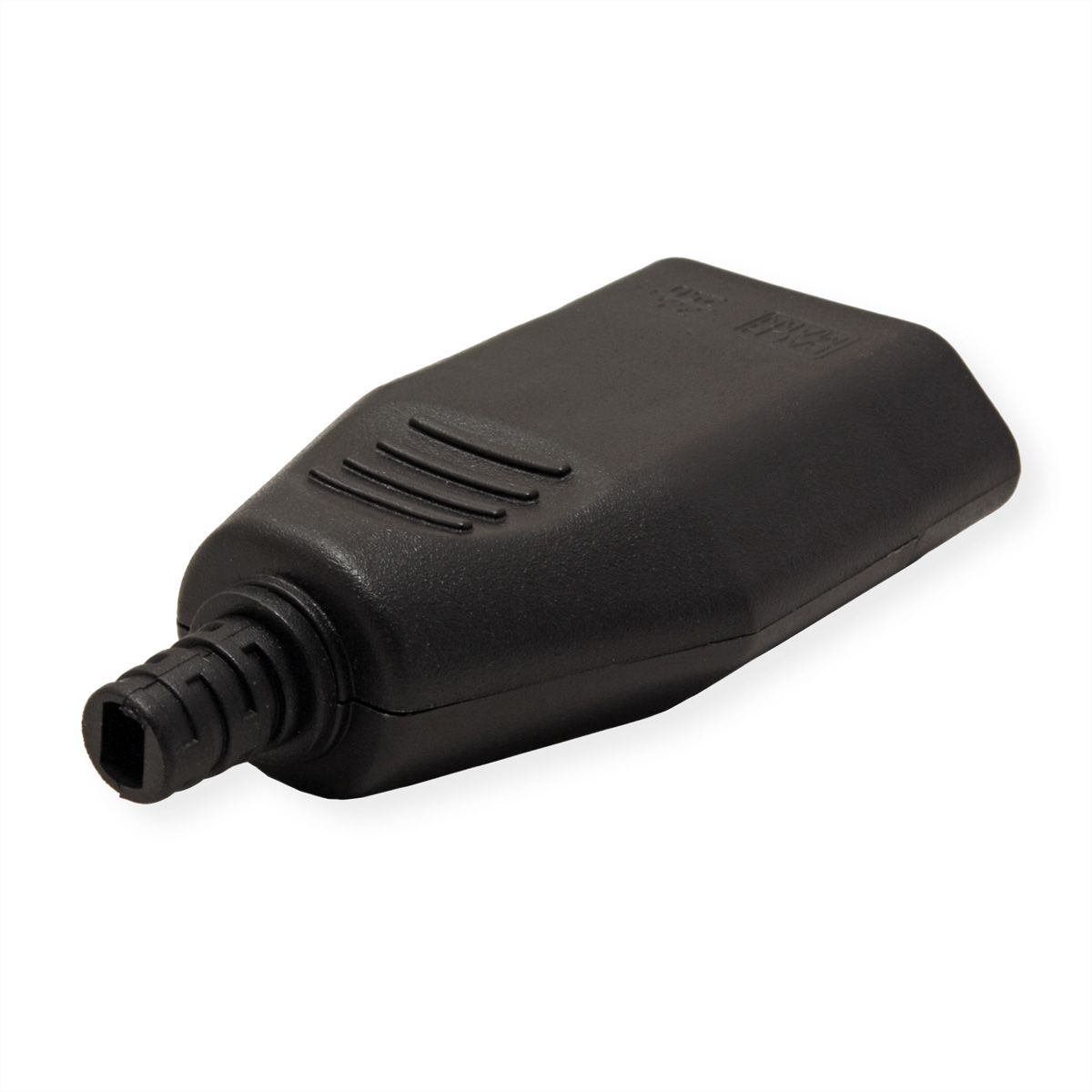 BACHMANN Euro flat coupling 2.5A/250VAC, Mounting, black