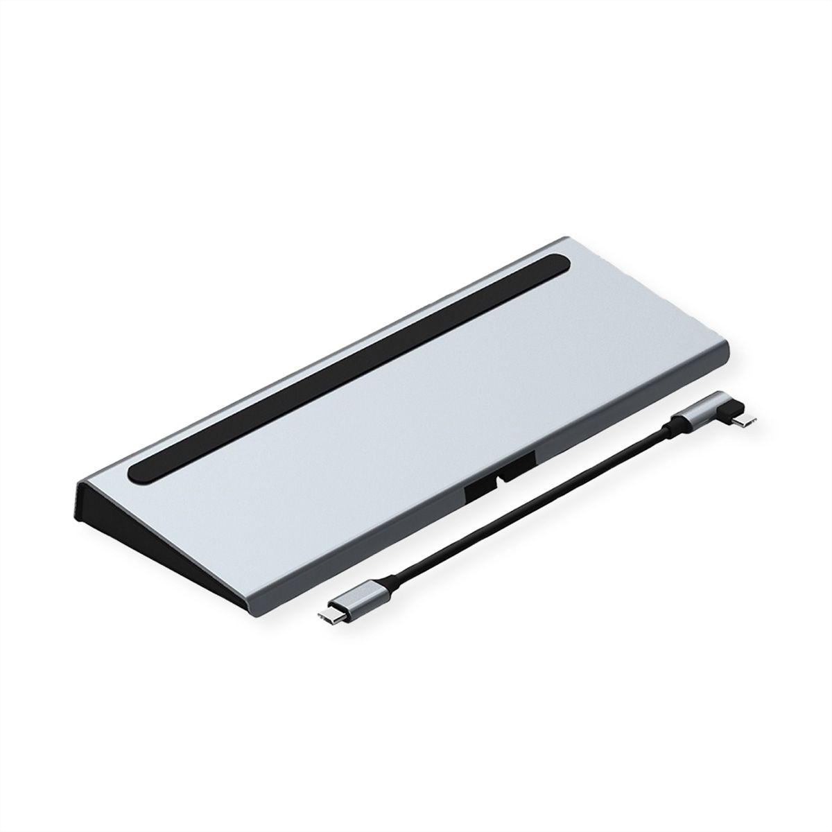 VALUE USB-C Multiport Docking Station, 4K HDMI/DP, VGA, USB, Kaartlezer, PD, LAN, Audio