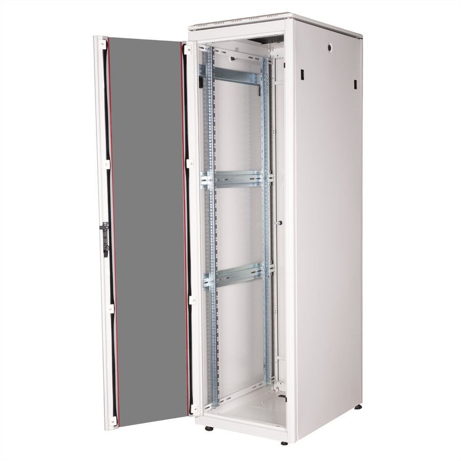 ROLINE 19-inch Network Cabinet Pro 42 U, 600x800 WxD glass door grey
