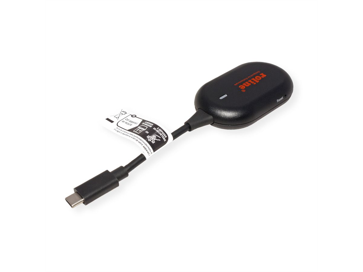 ROLINE Wireless Extender Set, TX+RX, C-HDMI, 1080p, 20 m