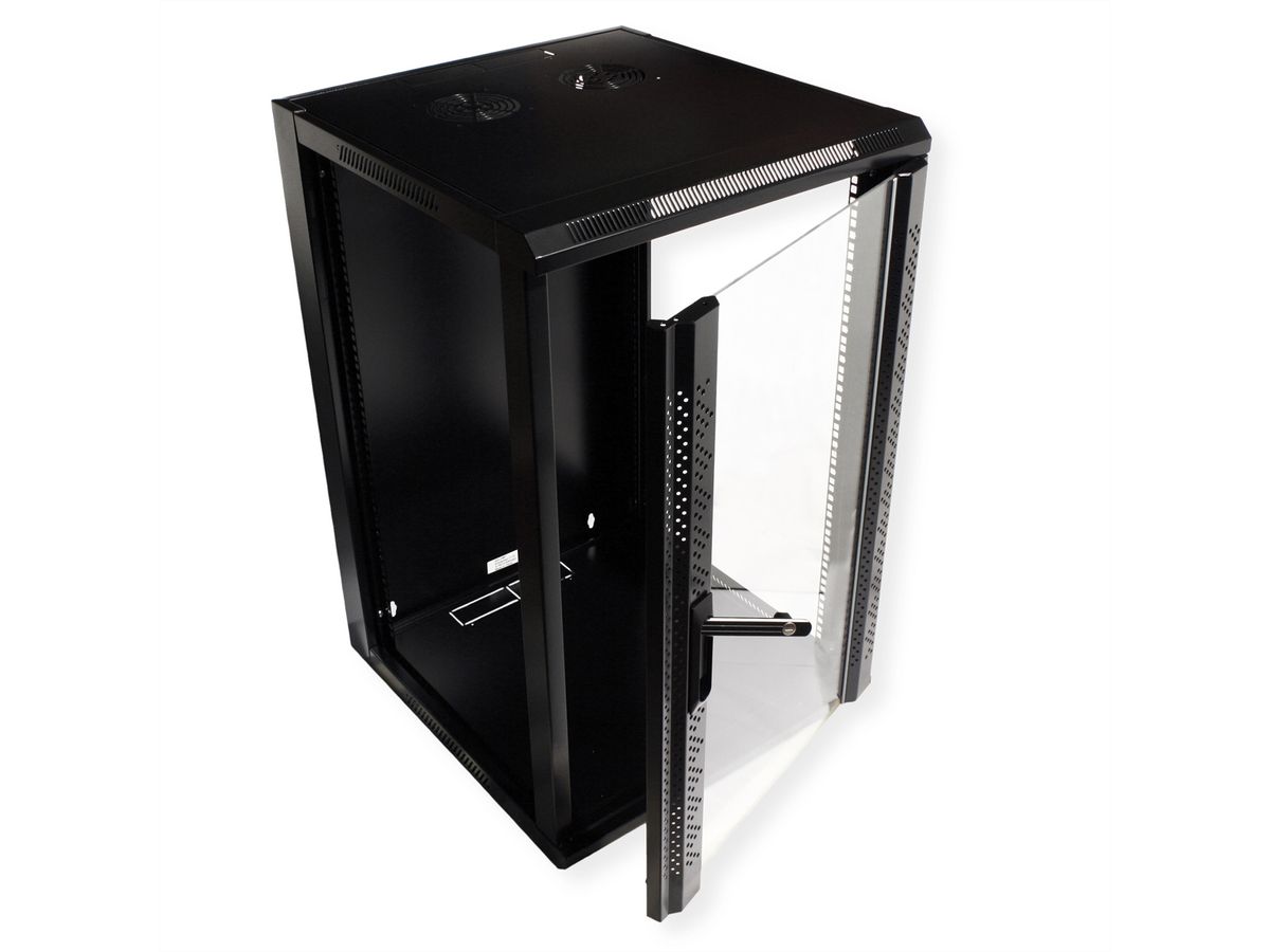 VALUE 19" Wall Mount Rack 18U, 910x570x600mm (HxWxD), black