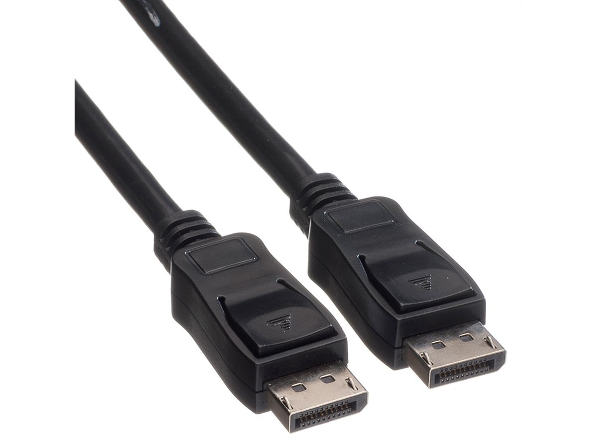 VALUE DisplayPort kabel, DP M/M, zwart, 7,5 m