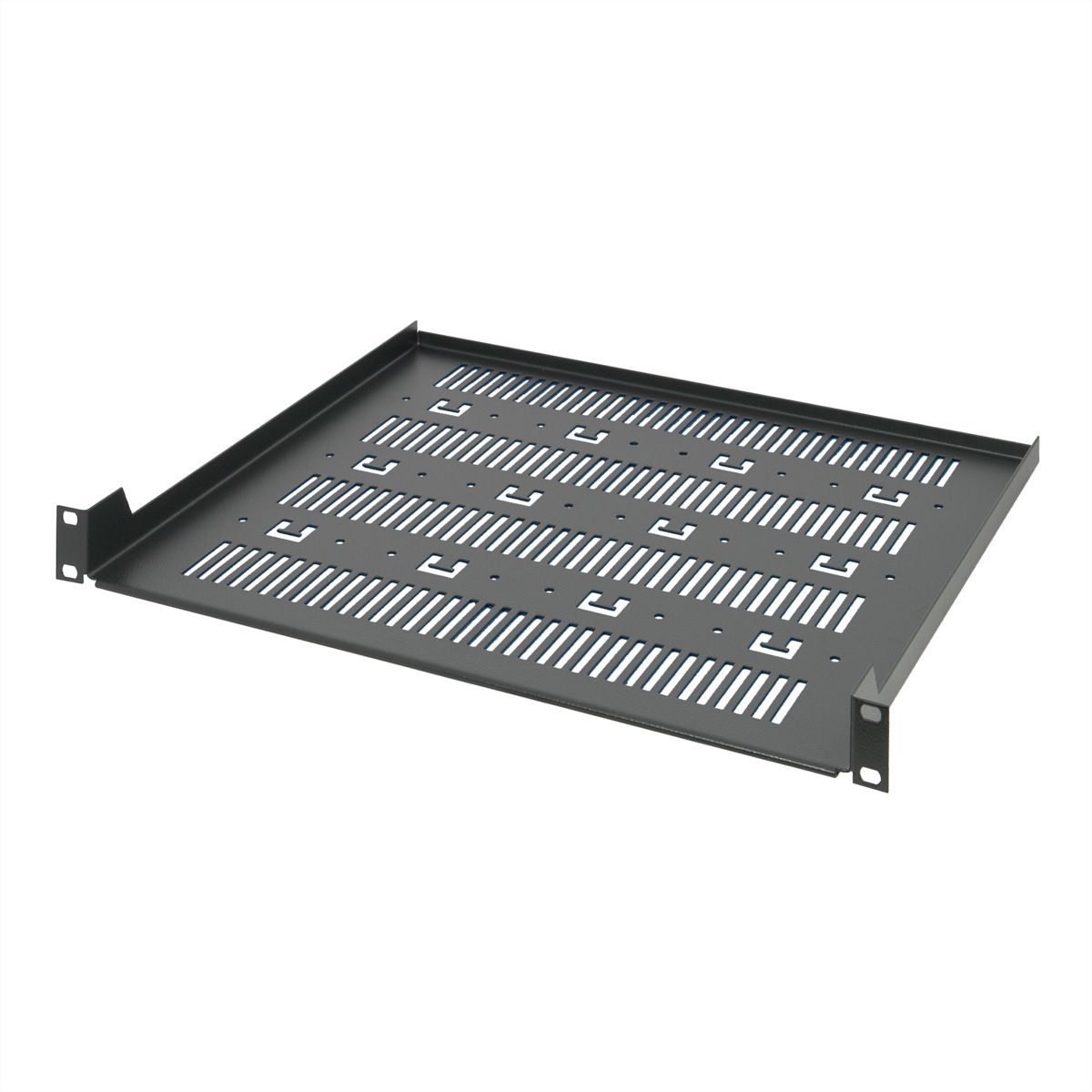 SCHROFF 19" Equipment Shelf, 1 U, RAL 7021