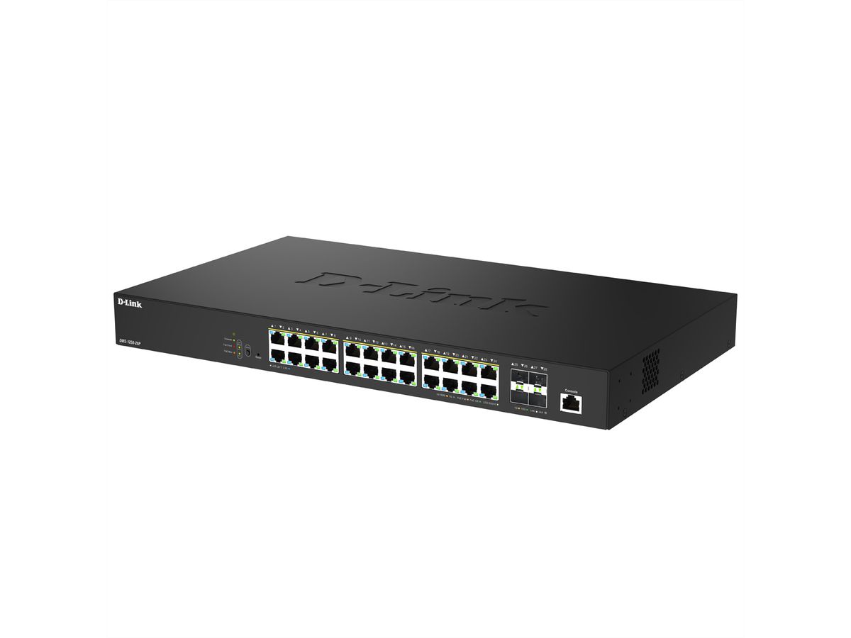D-Link DMS-1250-28P/E 28-Port Switch PoE Multi-Gigabit Smart Managed