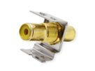 ROLINE RCA keystone-koppeling, Metaal, geel