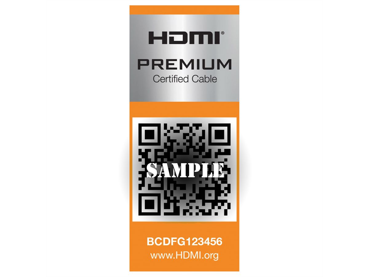 ROLINE PREMIUM HDMI Ultra HD Kabel met Ethernet, M/M, zwart, 2 m