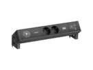 BACHMANN DESK2 1xIOTspot 2xprotective contact, USB Charger