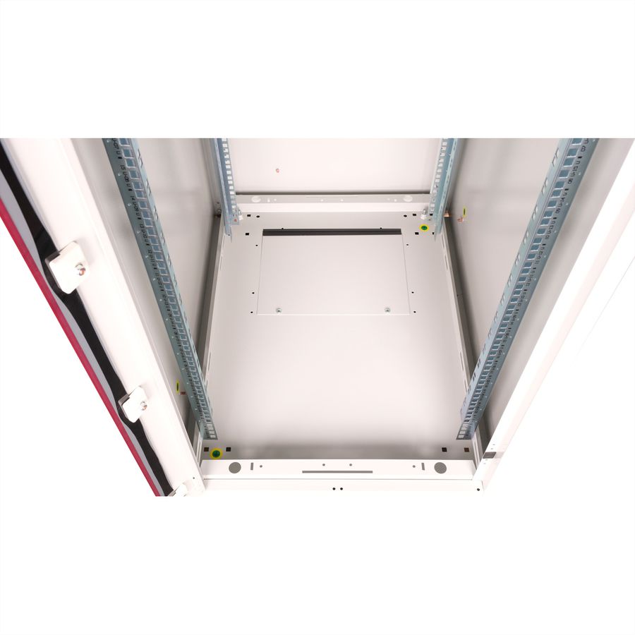 ROLINE 19-inch netwerkkast Basic 22 U, 600x800 BxD Glazen deur grijs
