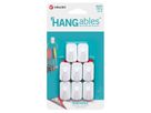 VELCRO® HANGables Mikro-Klebe-Haken 225g, 8 St. wiederablösbar, weiß