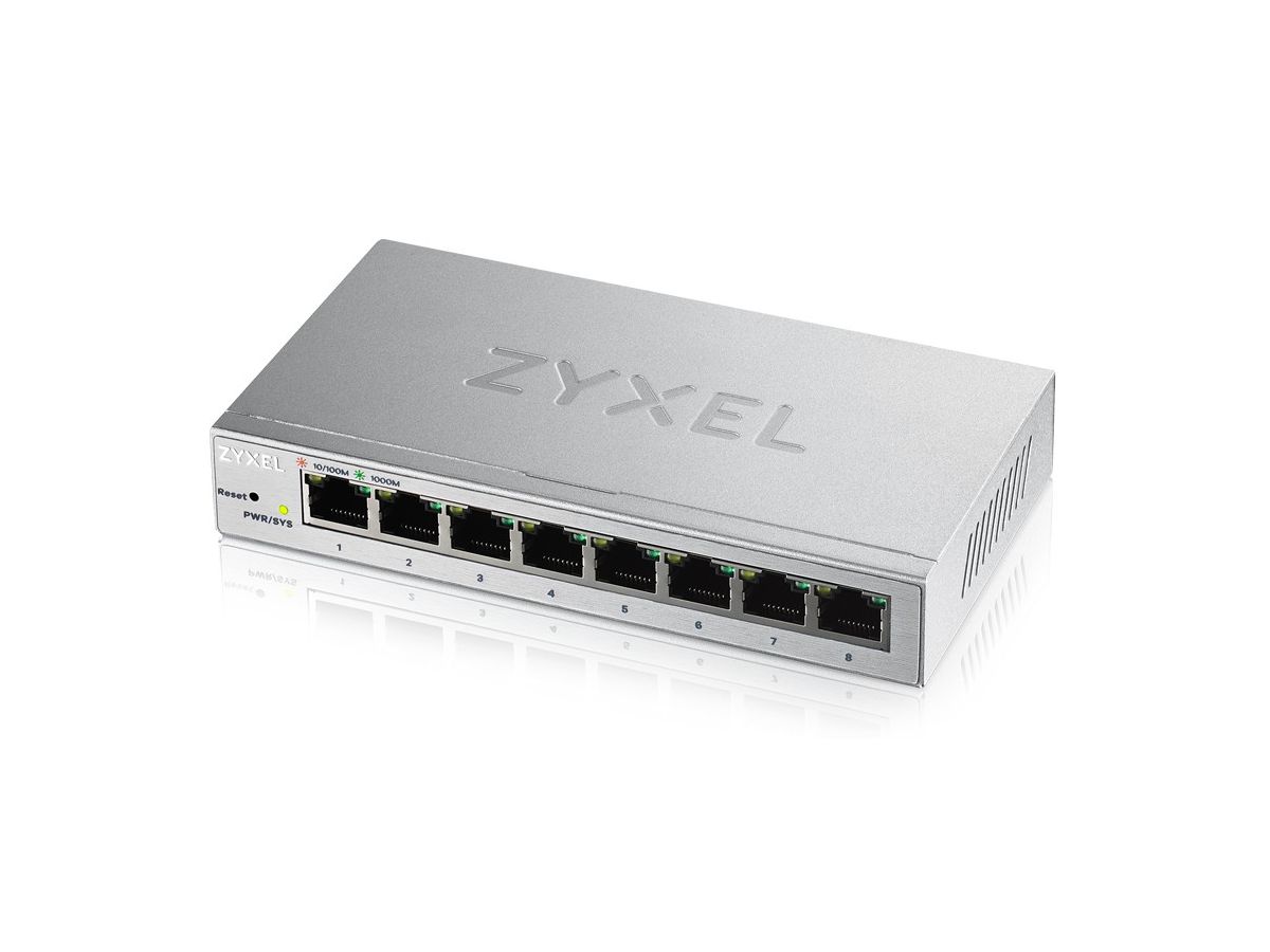 Zyxel GS1200-8 Managed Gigabit Ethernet (10/100/1000) Silver