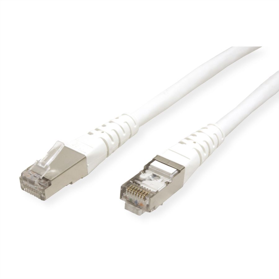 ROLINE patchkabel Cat.6 (Klasse E) S/FTP (PiMF), wit, 20 m