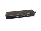 VALUE USB 3.2 Gen 1 Hub, 4 Ports, Type C Connection Cable