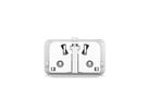 VALUE POCKET Travel Charger, EU/UK/US, 2x Ports (A+C), 25W