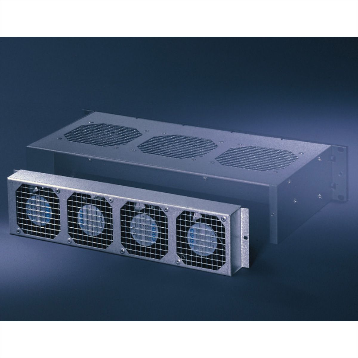 SCHROFF Ventilatoreenheid met behuizing voor 19" Duwventilator, 2 HE, axiaal, 230 VAC