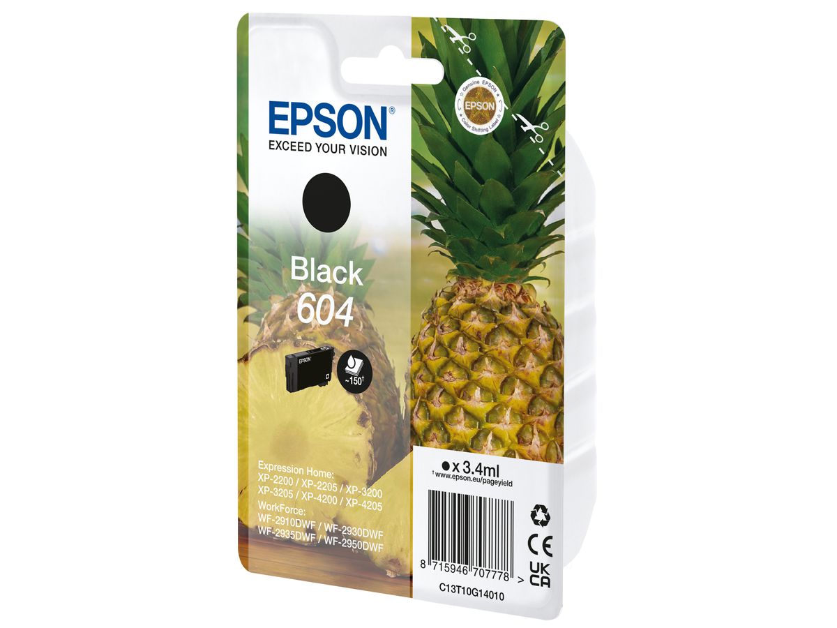Epson 604 inktcartridge 1 stuk(s) Origineel Zwart