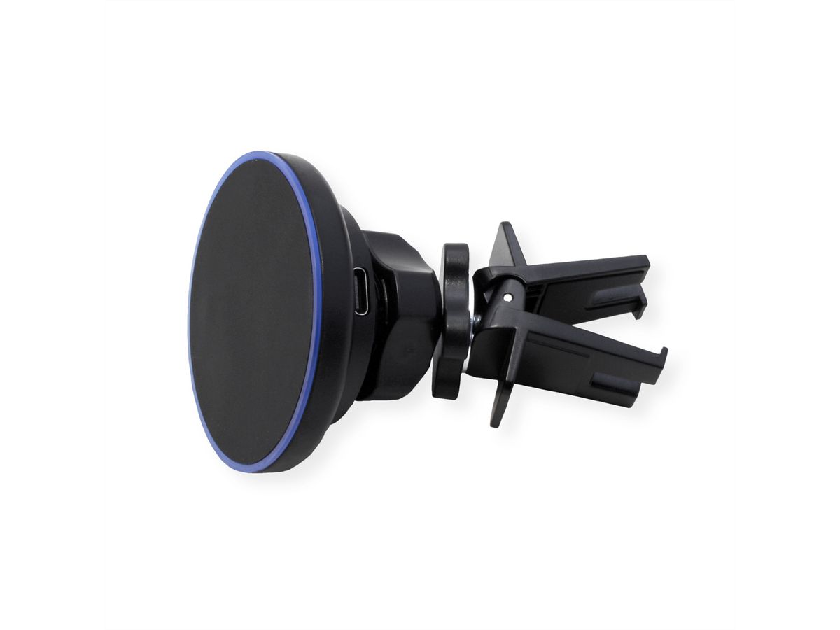 ROLINE magnetische auto smartphone houder en inductielader (15W)