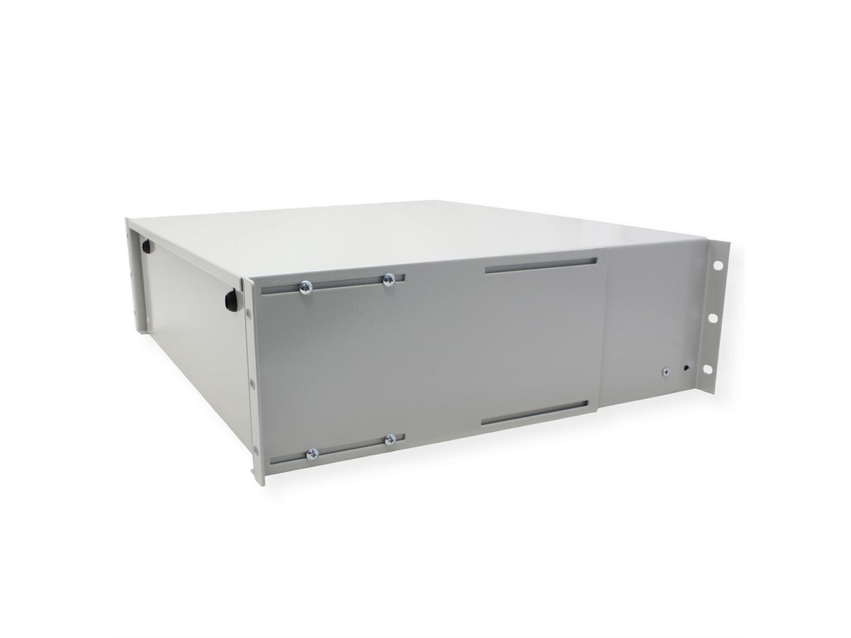 ROLINE 19-inch keyboard drawer 3 U, 400 T lockable grey