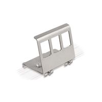 VALUE - DIN-rail adapter leeg, voor 3 keystones