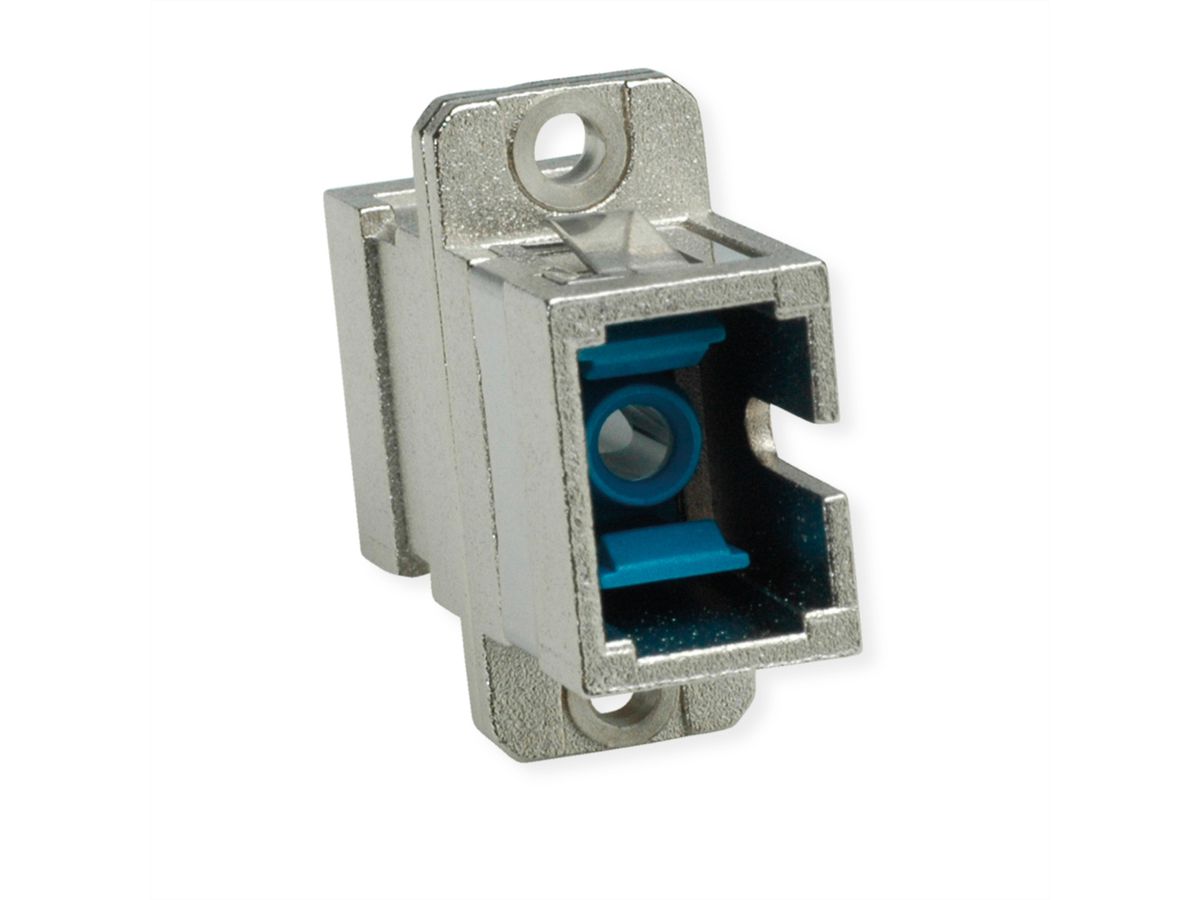 TELEGÄRTNER SC Adaptor, Multimode and Singlemode, Ceramic sleeve, metal housing