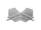 DATAFLEX Addit cable protector, corner-connection 482, silver