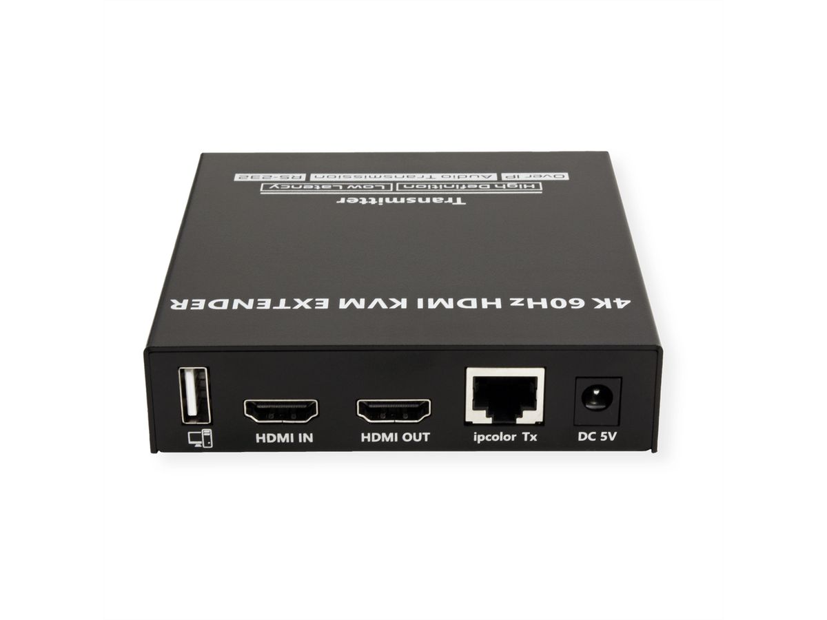 VALUE KVM Extender over Cat. 6/6A, HDMI, 4K@60Hz, max. 120m