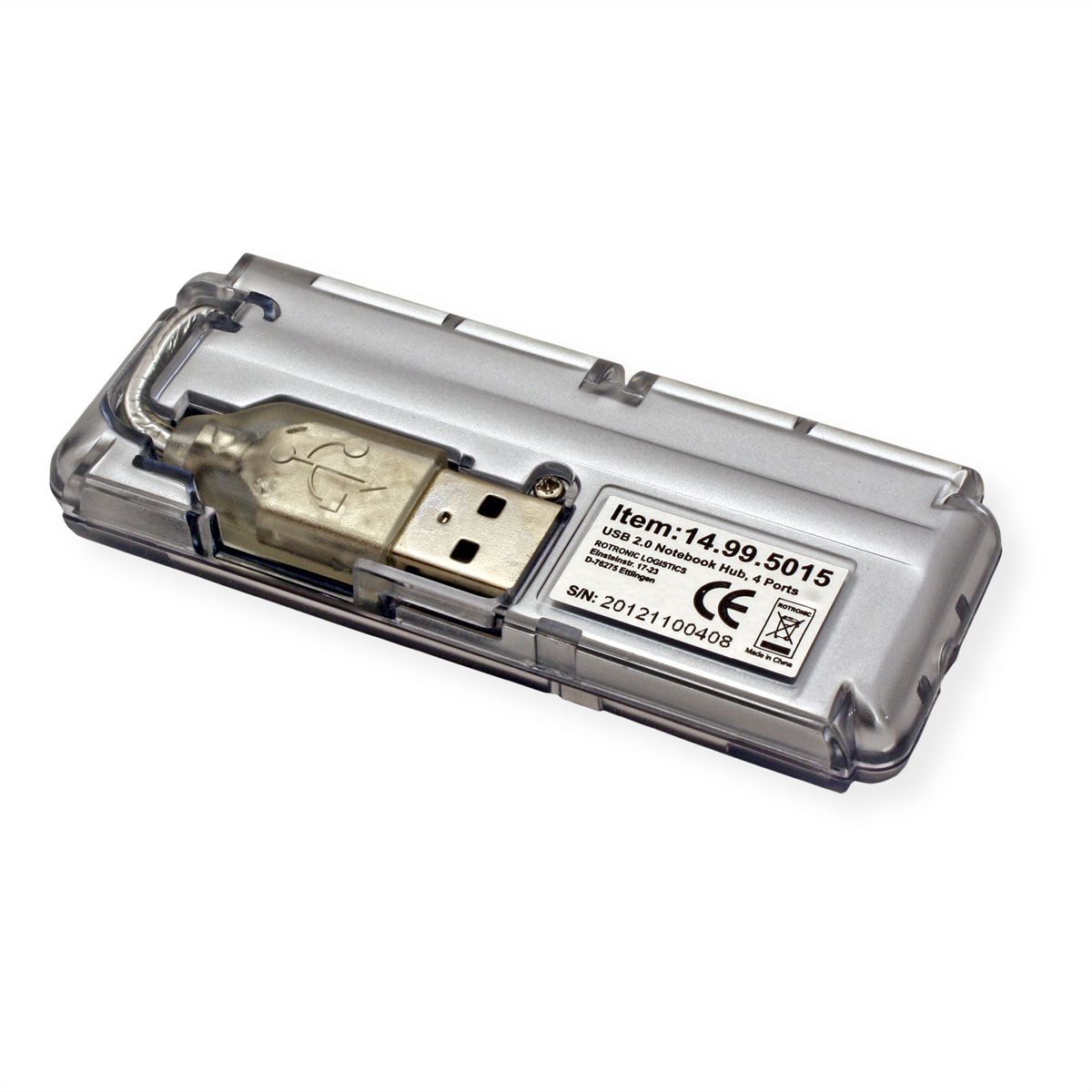 VALUE USB 2.0 Notebook Hub, 4 Ports