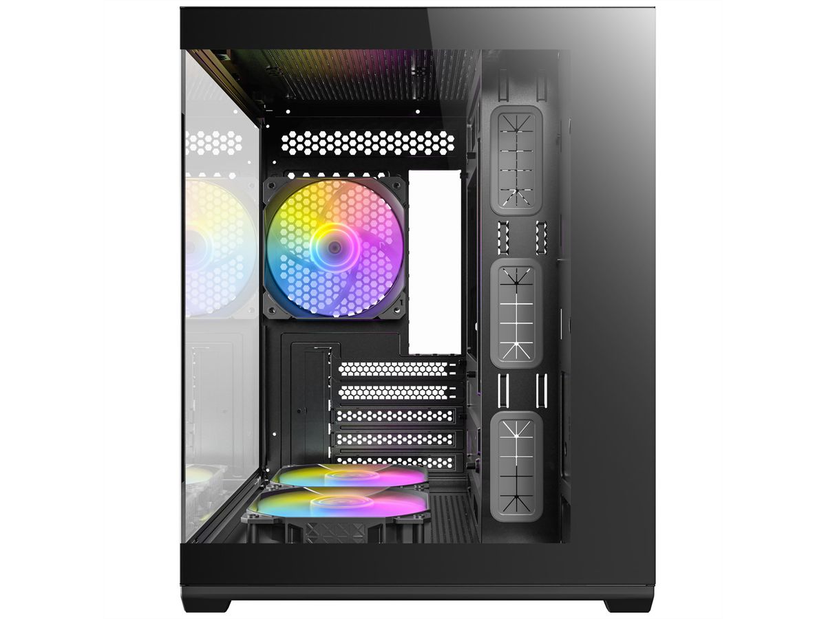 ANTEC CX60M ARGB PC Gehäuse Mini Tower Micro-ATX, schwarz