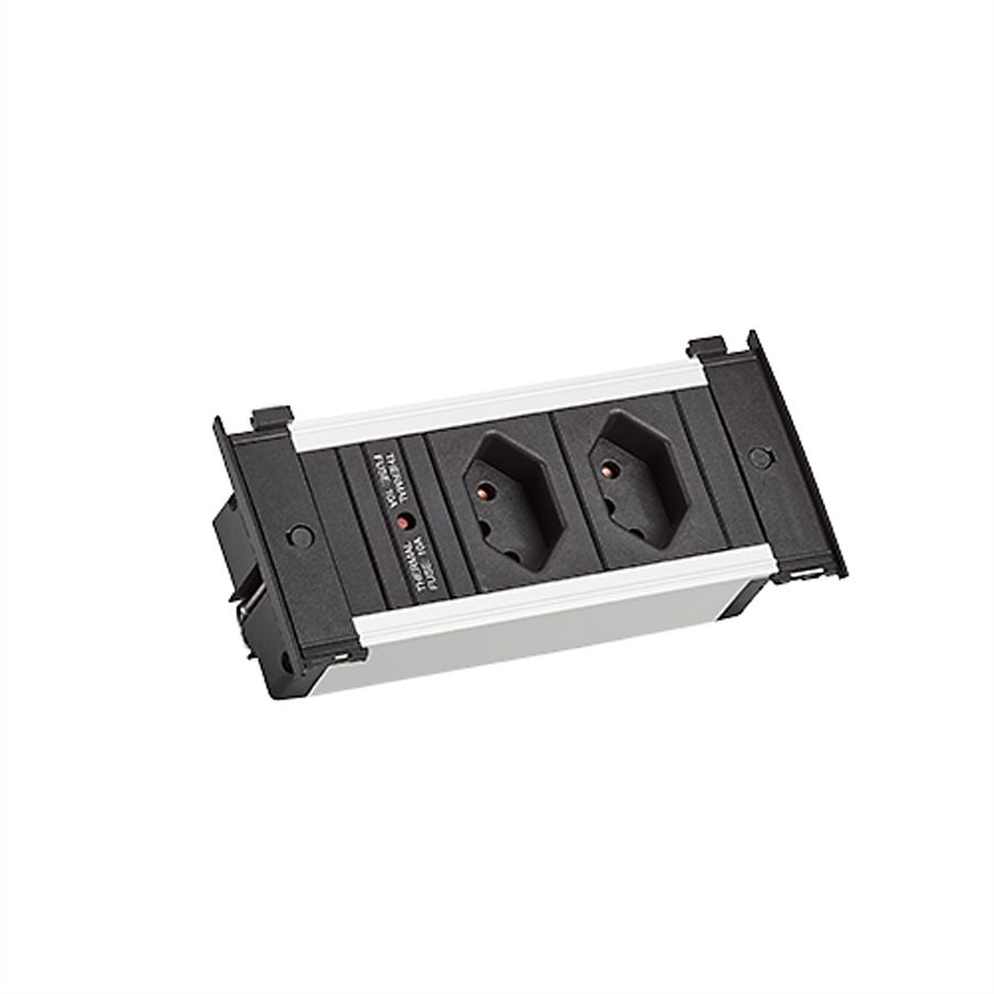 BACHMANN KAPSA XS 2xCH T13 zwart, Stroom 2,0m AEH CH T12 Zwitserland