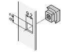 SCHROFF Grounding Square Nut Kit, M6 for 1.5 mm, 50 Pcs