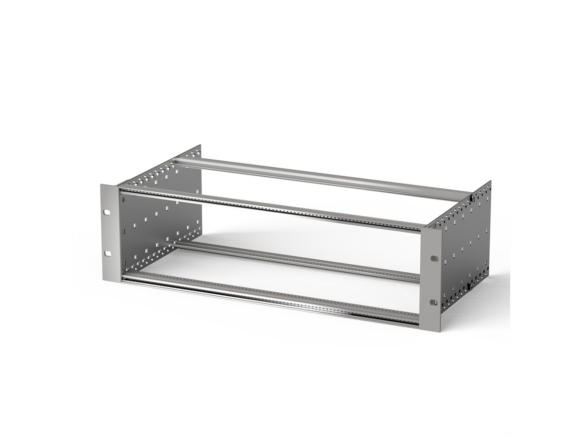 SCHROFF EuropacPRO 19" moduledrager voor moduledrager, draagrail, 3 HE, 235 mm