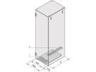 SCHROFF Varistar IP 20 and IP 55 Base Plate for Side Cable Ducting, 800D