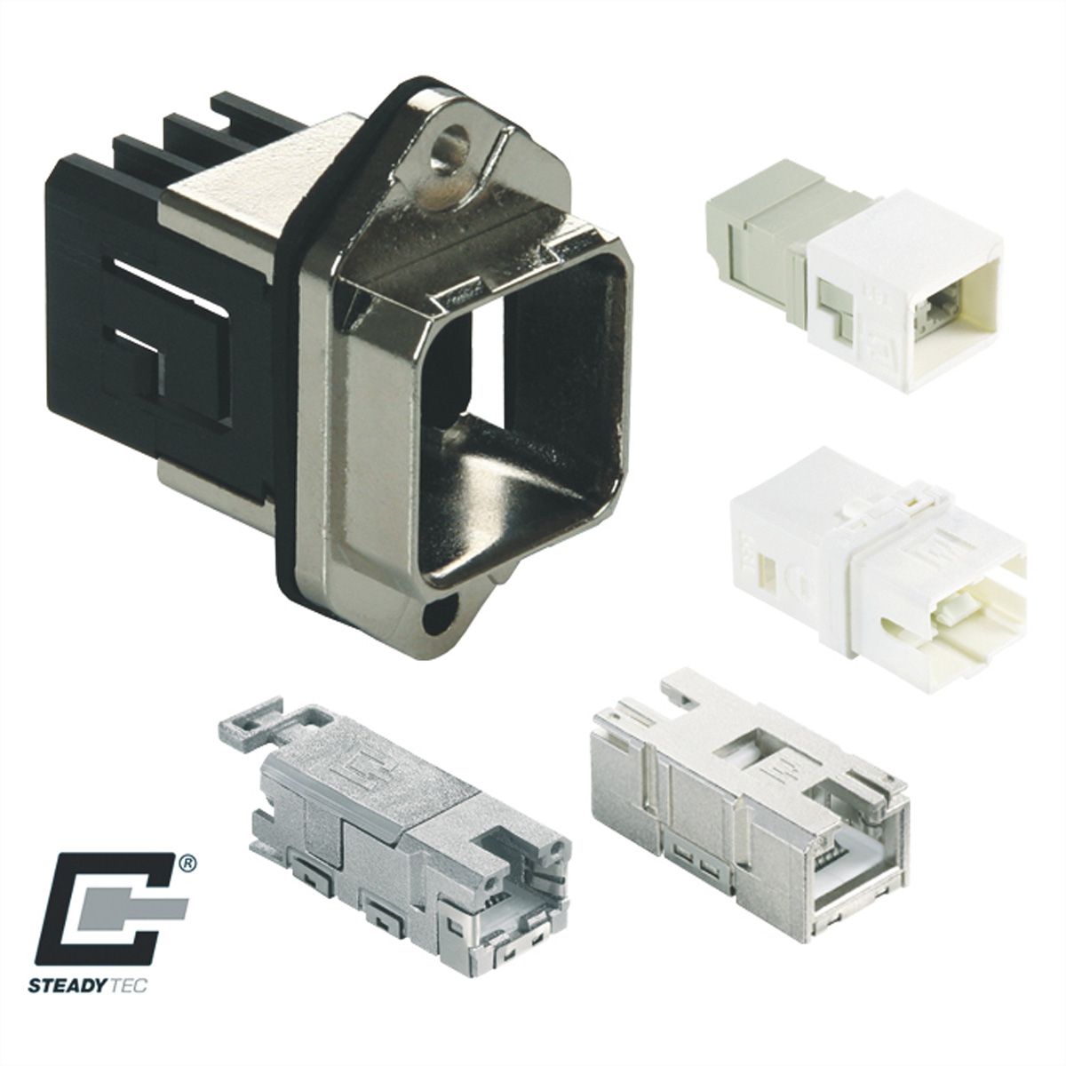METZ CONNECT Industry IP67 V14 inbouwbus, Normbevestiging