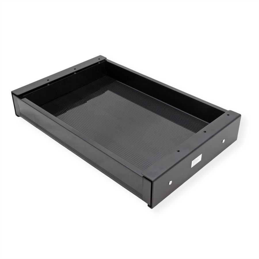 VALUE Ultra-Slim Underdesk Mount Storage Drawer, 420 mm width, black