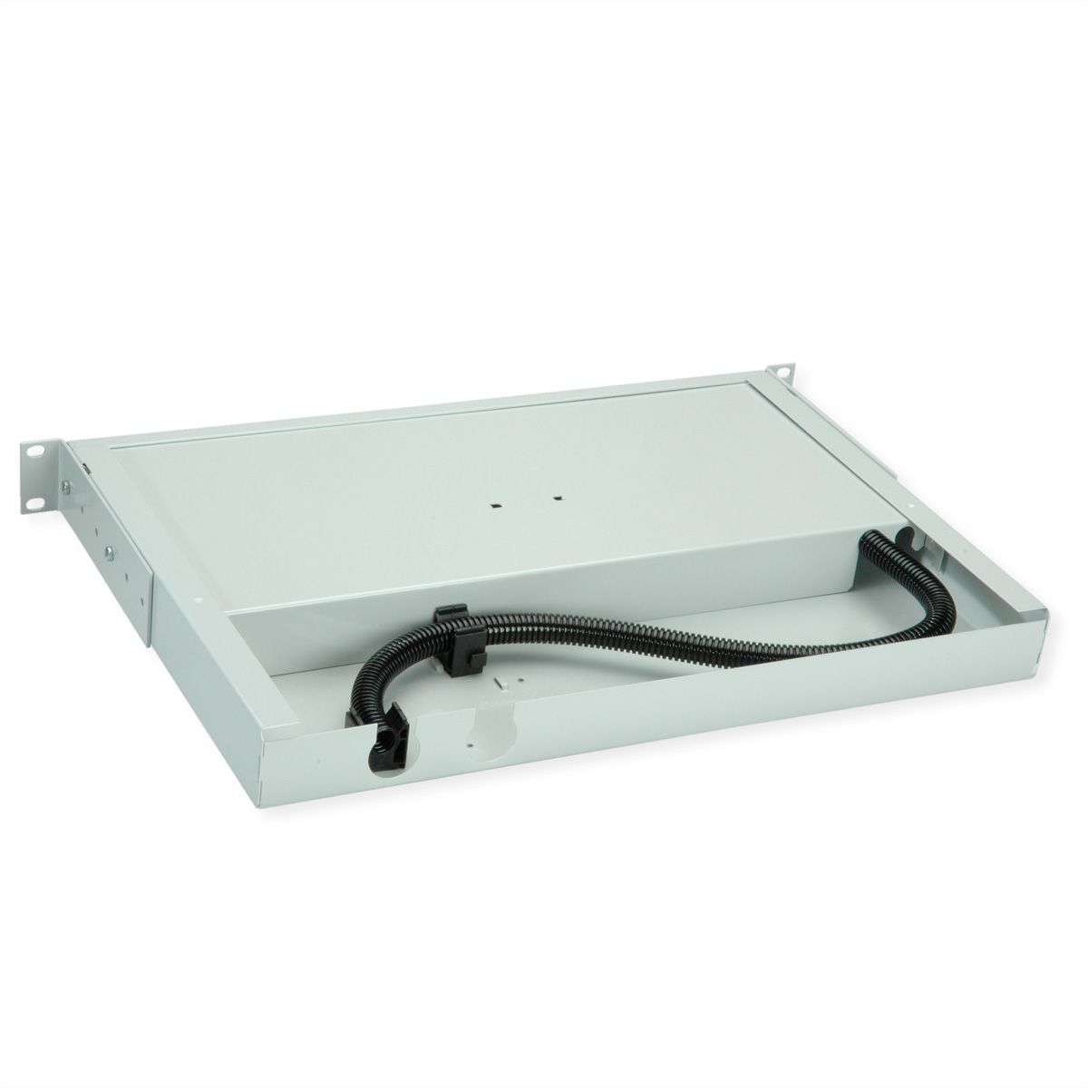 TELEGÄRTNER PROFI V LWL-Panel mit Kupplungen, 12x LC Duplex, blau, OS2