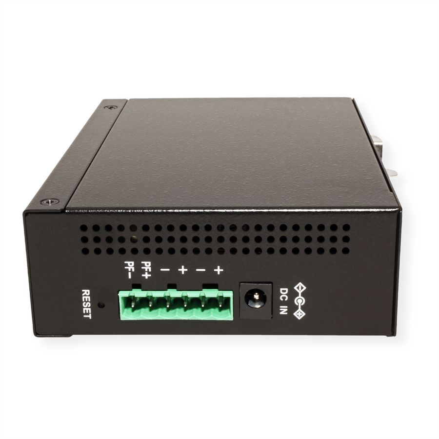 ROLINE Industrial Switch, 7x RJ-45, 1x SC, unmanaged