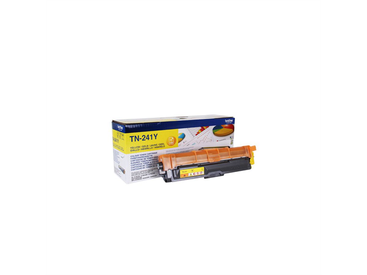 TN241Y, BROTHER Tonercartridge, yellow ca. 1.400 Seiten, für HL 3140 / 3150 / 3170 / DCP9020 / MFC9140CDN / MFC9330CDW / MFC9340CDW